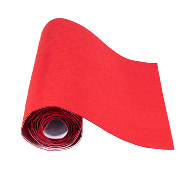 15.7" x 78.7" Red Self-Adhesive Felt Fabric, 1mm Thick