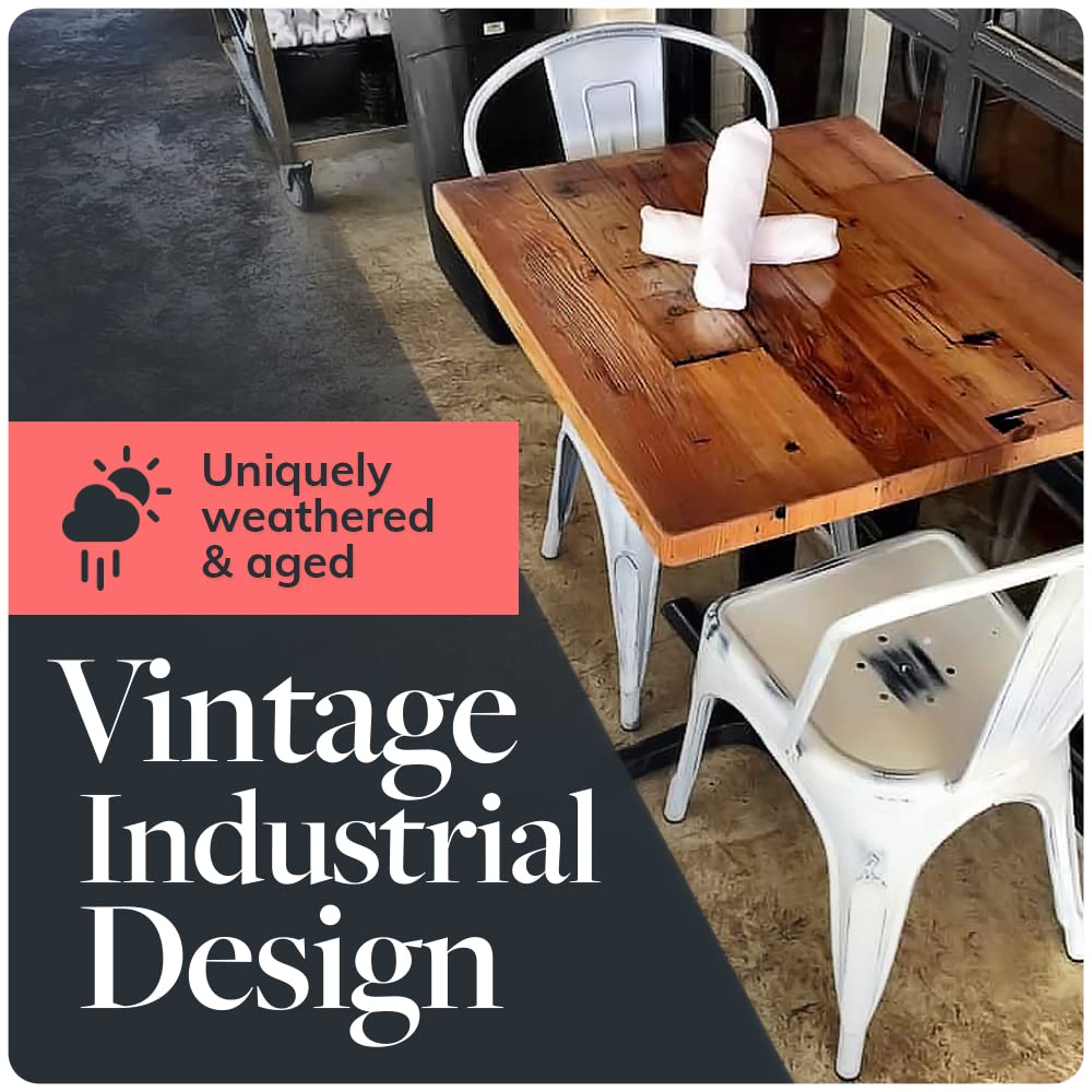 Reclaimed Wood Table Top - Rustic Recycled Wooden Piece Perfect s, Dining and Coffee Table Tops (Reclaimed Wood Table