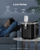 Ice Maker Countertop, Portable Ice Machine with Carry Handle, Self-Cleaning Ice Makers with Basket and Scoop, 9 Cubes