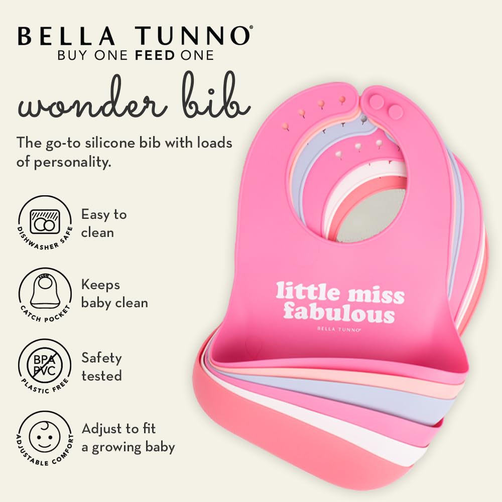 Silicone Baby Bib, Party Animal