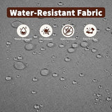 7-Piece Wicker Outdoor Patio Furniture Set | Black All-Weather Resistant for Patio, Garden & Porch