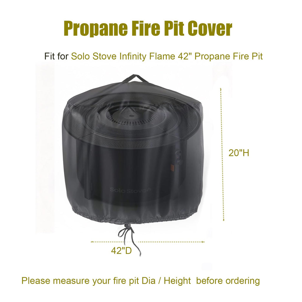 Fire Pit Covers for Infinity Flame 42" Propane Fire Pit
