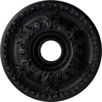 Granada Ceiling Medallion, Steel Gray