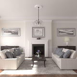 Crendon Ceiling Medallion, 24 1/8"OD x 4 3/8"ID x 2 1/4"P (Fits Canopies up to 4 3/8"), Factory Primed
