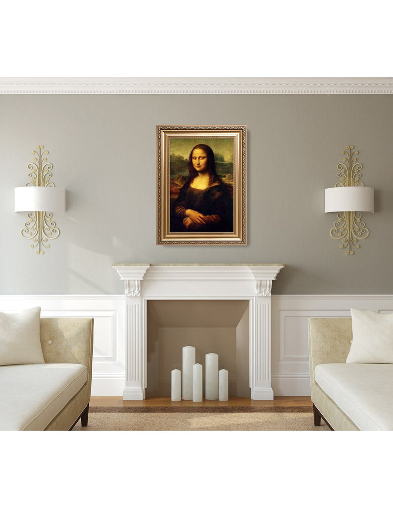 Mona Lisa Framed Wall Art, Gold Frame, 30x22