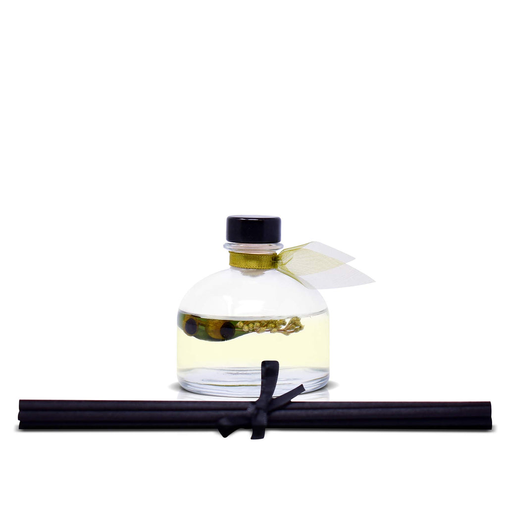 Eucalyptus Reed Diffuser Set, Revive Fresh Eucalyptus, Sage, & Mint Scent Diffuser with Sticks Shelf Decor