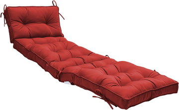 Outdoor Chaise Lounge Cushion 76x22x5 Inch, Waterproof Weather Resistant Fade Proof Replacement Pad Pool Deck Garden