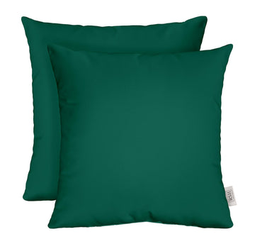 Sunbrella Square Throw Pillows Set of 2 | 20" x 20" | Water and Fade-Resistant Performance Fabric | Outdoor Pillow