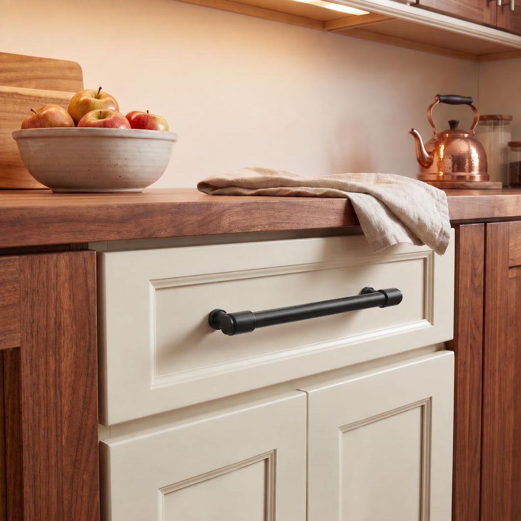 Appliance Pulls Matte Black 12 Inch(305mm) Center to Center 1 Pack Heavy Duty Drawer Pulls Kitchen Cabinet Handle
