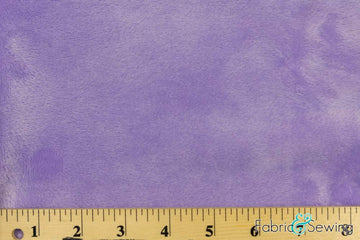 Lilac Lavender Purple Minky Smooth Soft Solid Plush Faux Fake Fur Fabric Polyester 14 oz 58-60"