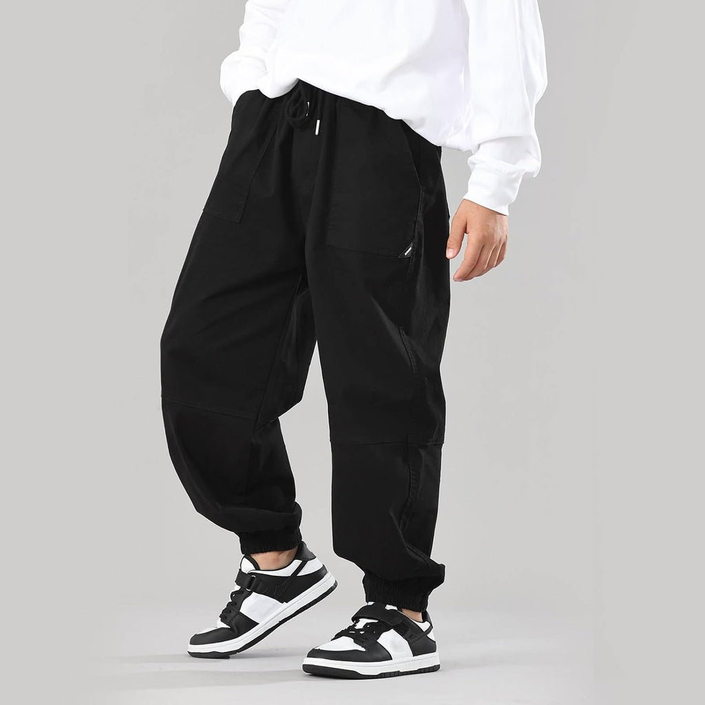 Boys Stretch Pull On Jogger Pants,Twill Chino Pants for Kids