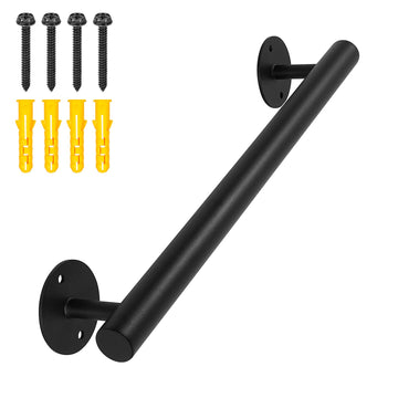 1.6 FT Black Stair Railing Indoor, Metal Handrails for Outdoor Steps