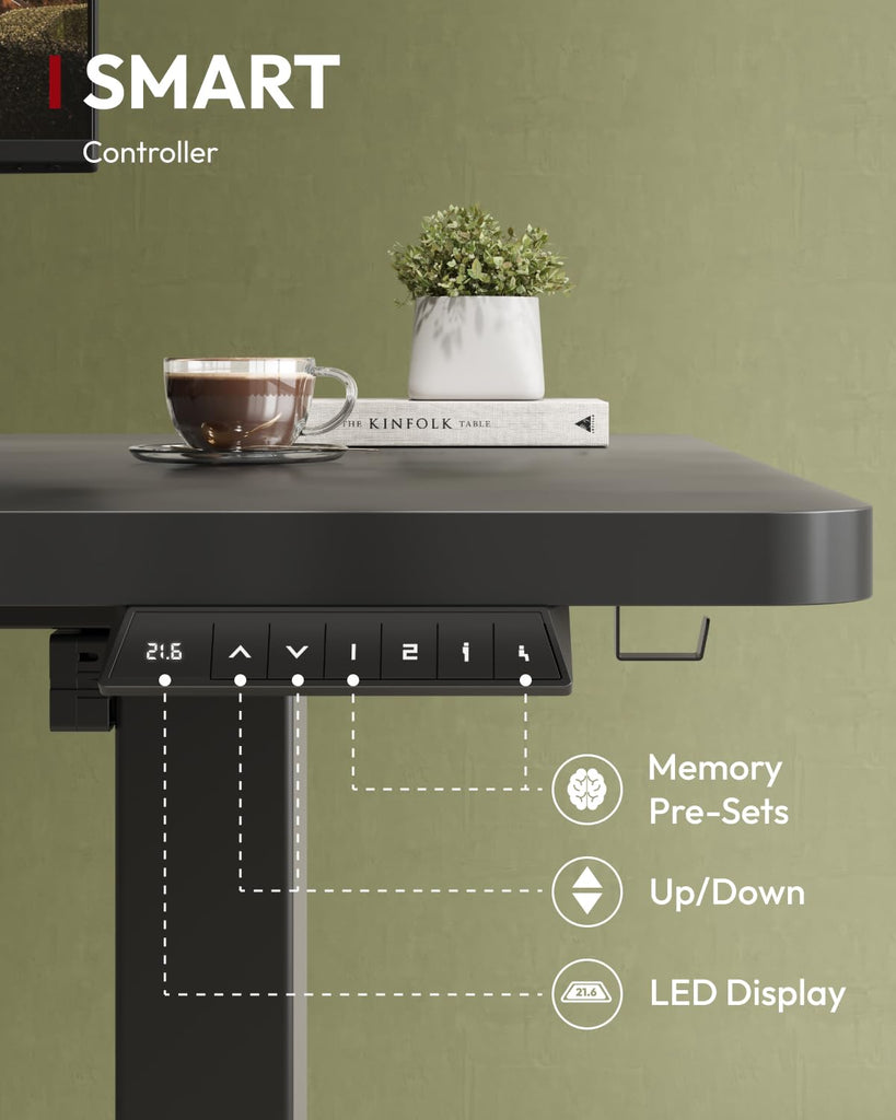 79x32'' Large Height Adjustable Ergonomic Electric Standing Desk
