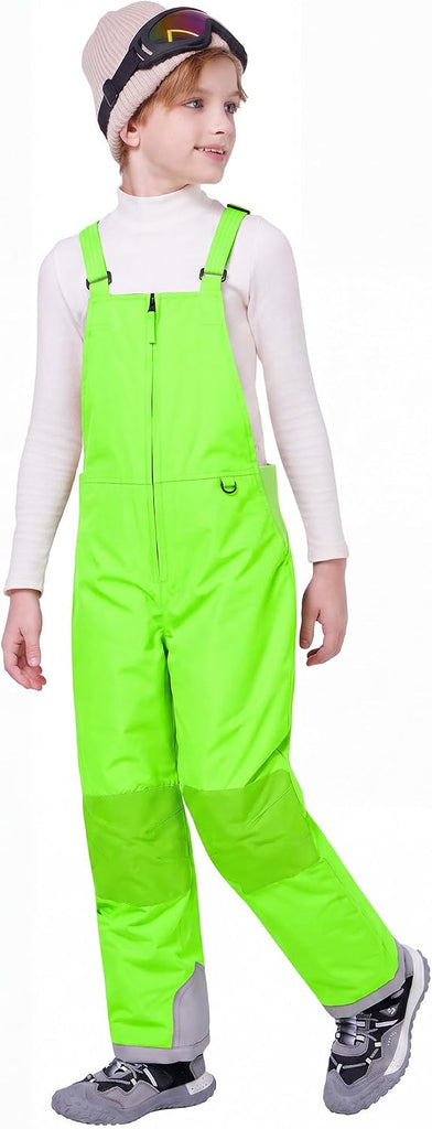 Kids Waterproof Ski Bib Boys Girls Winter Snow Pants