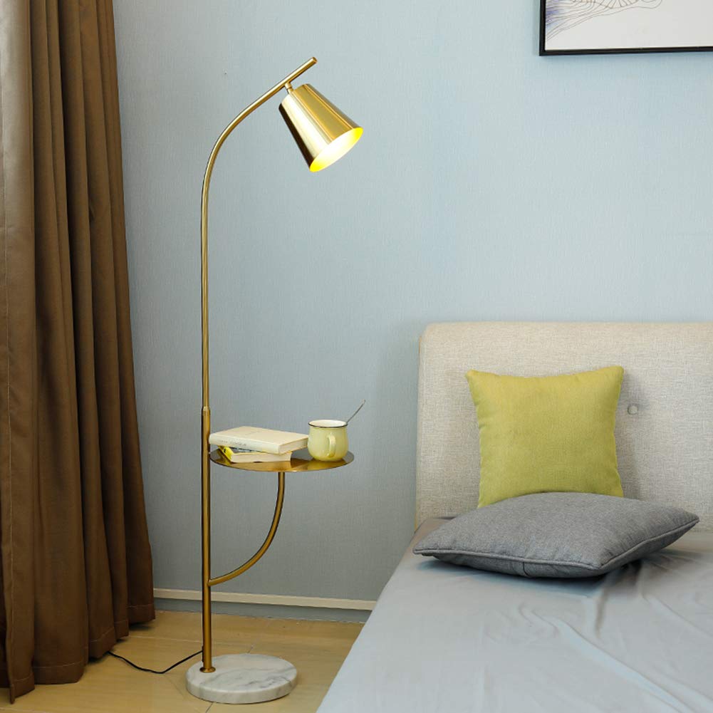 Lighting Creative Bedroom & Living Room Floor Lamp with a Table, Office and Reading Light - E26 Base