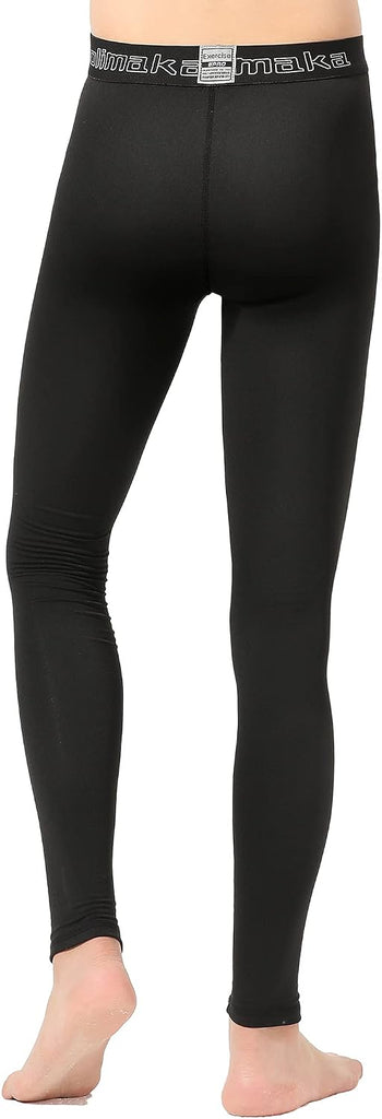 3/4 Pack Youth Boys' Compression Leggings Athletic Tights Pants for Kids