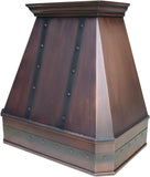 30 Inch Copper Kitchen Range Hood Baffle Filters