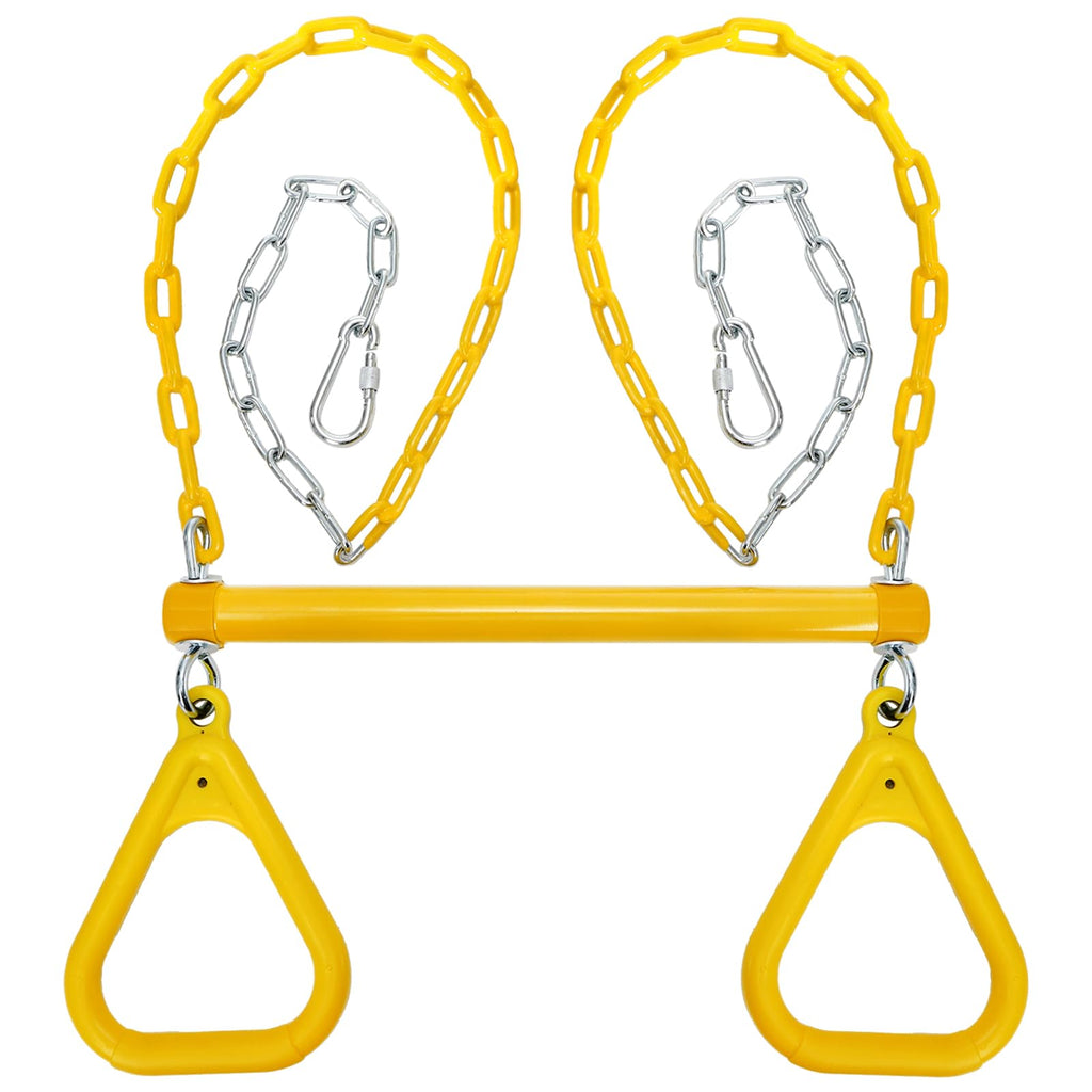 17" Trapeze Swing Bar Rings, Heavy Duty