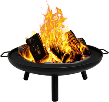 GasOne 23 in Outdoor - Wood Burning Fire Pit - Durable Alloy Steel Fire Pits for Outside - Small Fire Pit