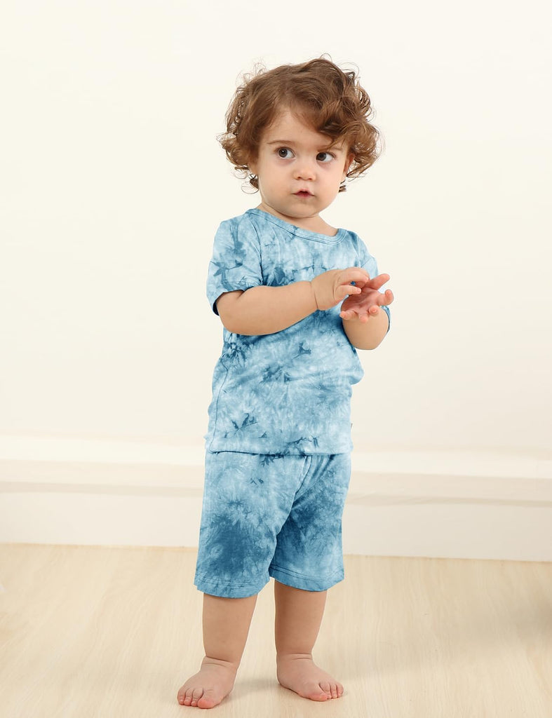 Boys Girls Bamboo Rayon Pajamas Set Kids Sleepwear