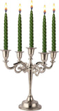5 Arm Candelabra Taper Candle Holders Decorations Indoor Kitchen Décor Table Candles Candlestick Candelabra