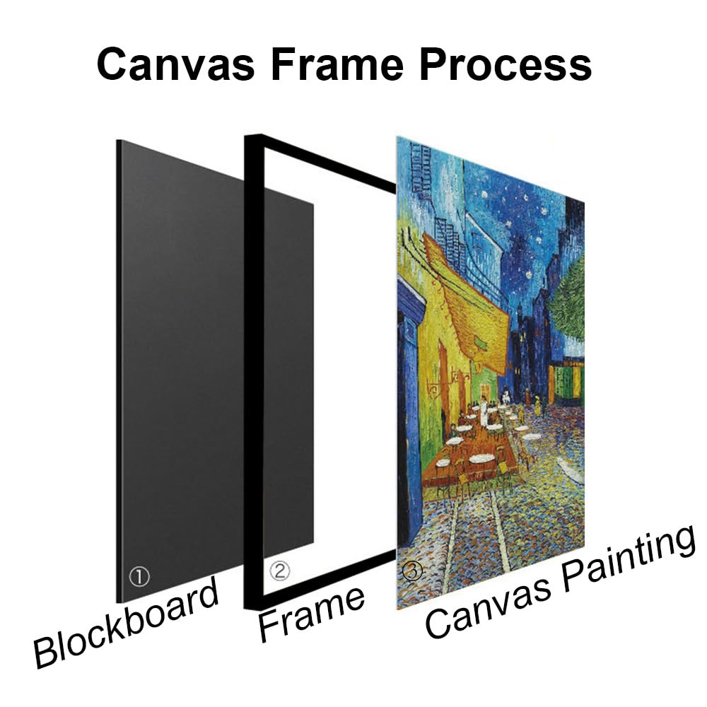 3 Piece Canvas Wall Art, Classic Van Gogh Artwork Painting Reproduction, Starry Night Giclee Canvas Prints Wall Art