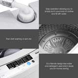 Full-Automatic Washing Machine Portable Compact 1.34 Cu.ft Laundry Washer Spin with Drain Pump, 10 programs 8 Water
