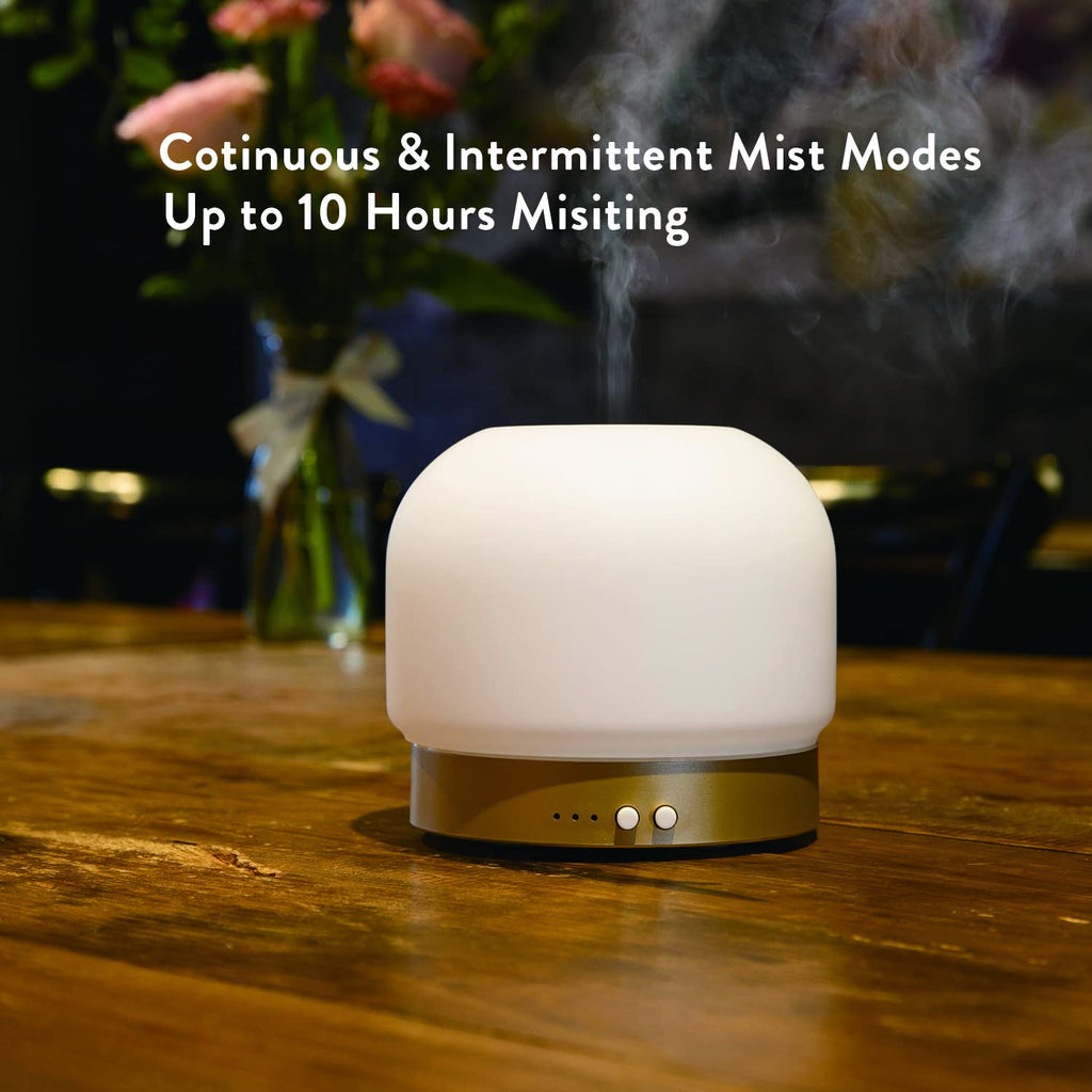 Essential Oil Diffusers for Large Room 280ml Aromatherapy Diffuser - Glass Cover, 4 Timers, Auto Shut-Off, Adjustable