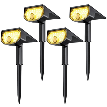 Solar Motion Sensor Outdoor Lights, Solar Lights Outdoor Waterproof