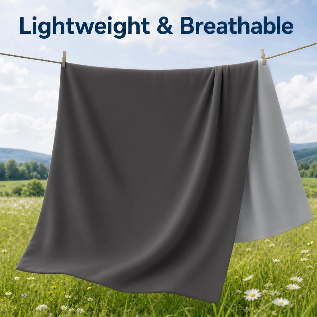 Cooling Comforter Queen Size Cooling Blanket Double-Sided Cool Comforter for Night Sweats Hot Sleepers Lightweight
