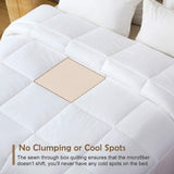 100% Cotton Lightweight Down Alternative Comforter, Queen (88x88)