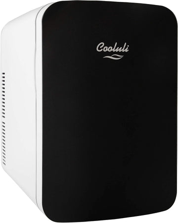 15L Mini Fridge for Bedroom - Car, Office Desk & College Dorm Room - 12v Portable Cooler & Warmer for Food, Drinks