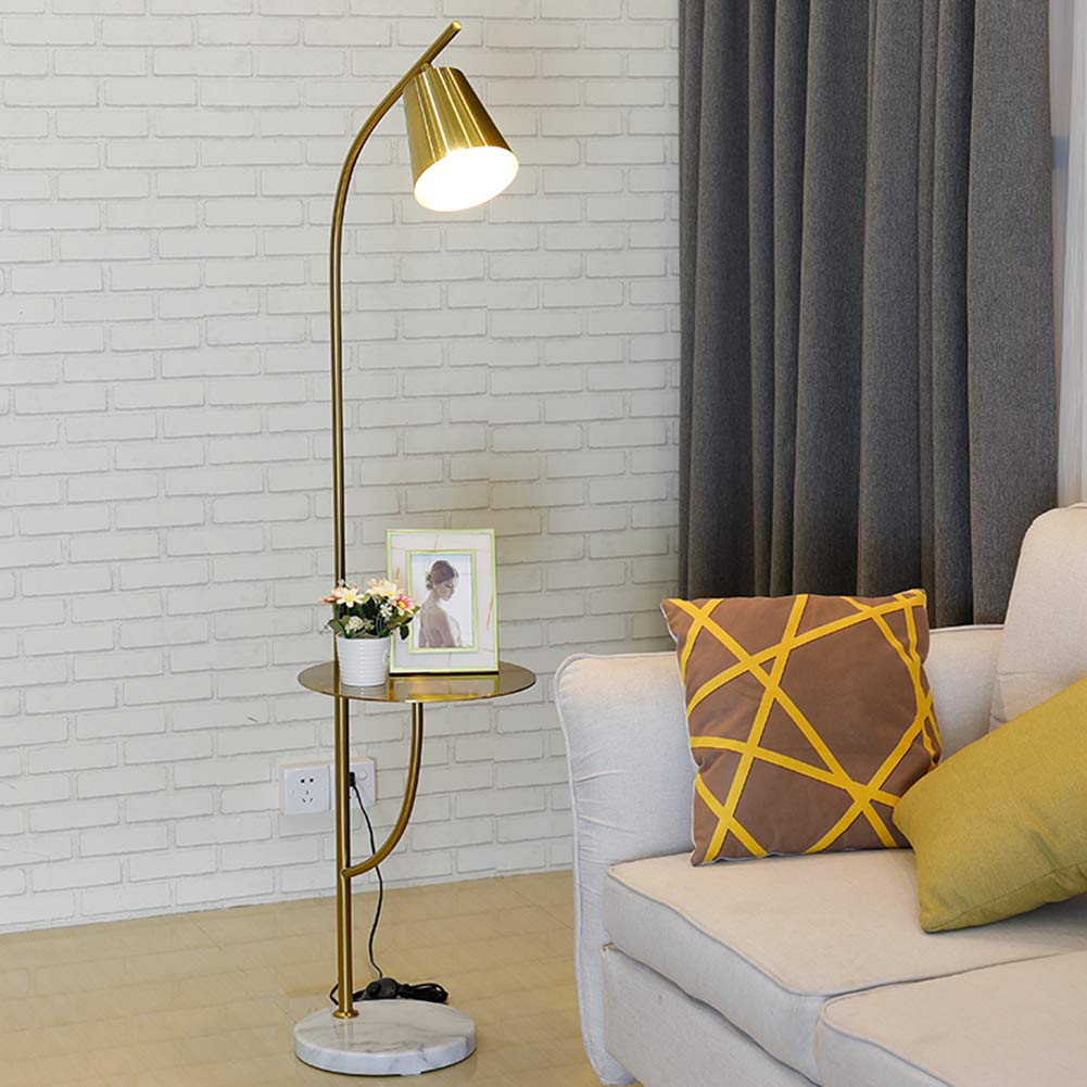Lighting Creative Bedroom & Living Room Floor Lamp with a Table, Office and Reading Light - E26 Base