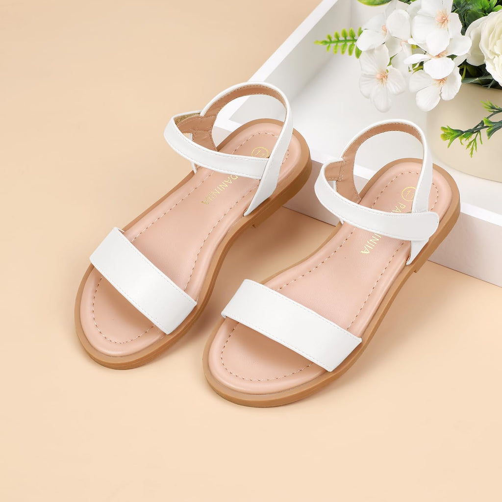 Girls Sandals Open Toe Summer Flats Dress Shoes