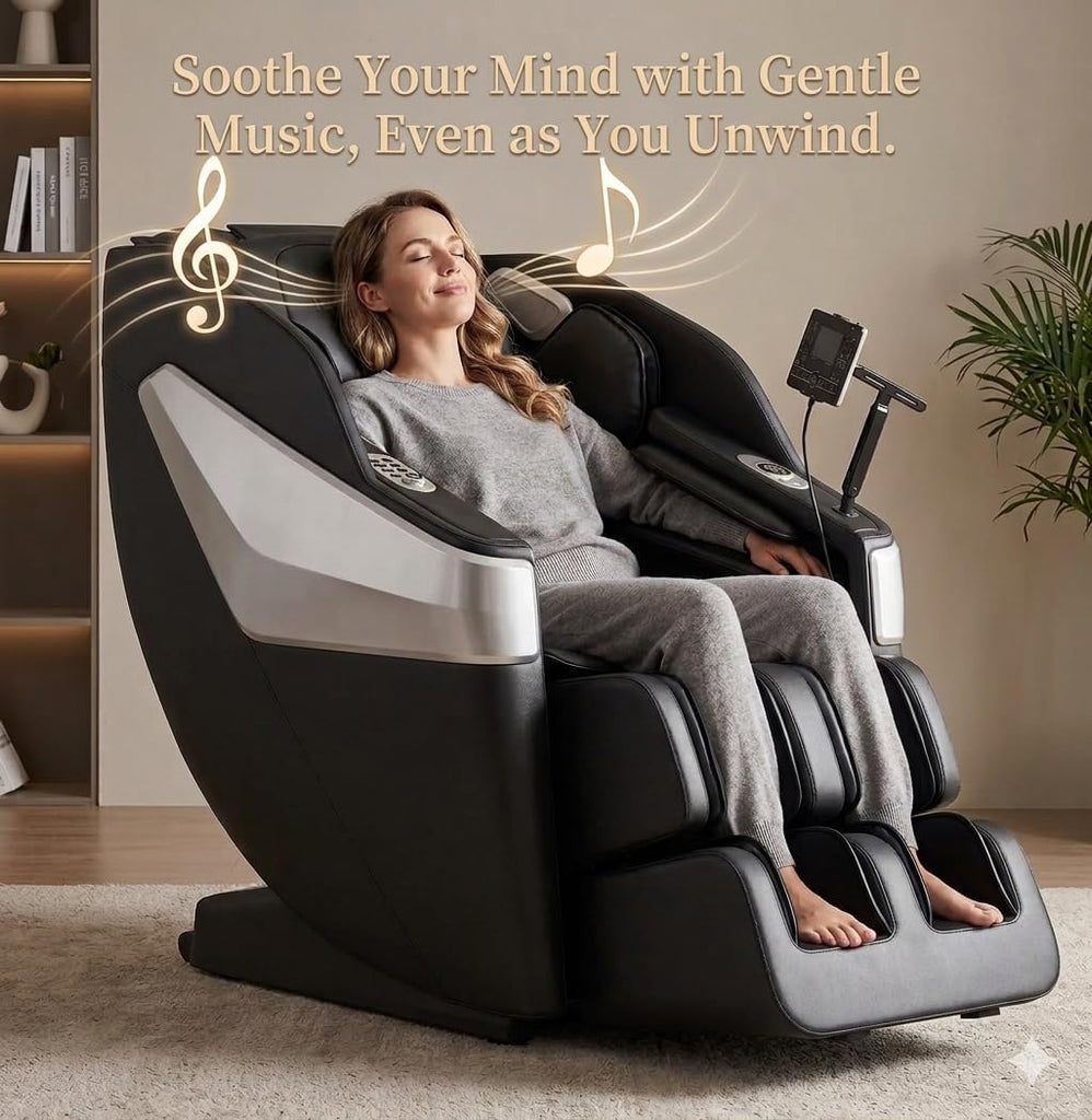 Full Body Massage Chair : Zero Gravity Massage Chairs with SL Track, 3D Robot Hands, Heat, Airbag Massage, Foot