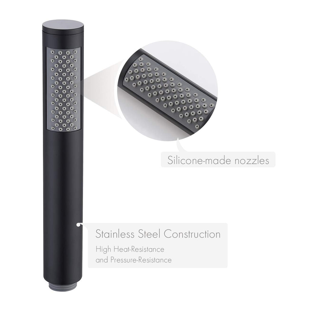 Handheld Shower Head with Extra Long Hose Shower Wand Holder Set