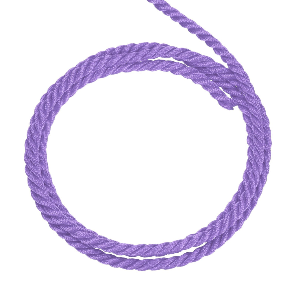 Twisted Cord Trim, 11 Yard 3.5mm 3-Ply Twine Braided Rope Shiny Thread String for Craft Gift Bag Curtain Christmas