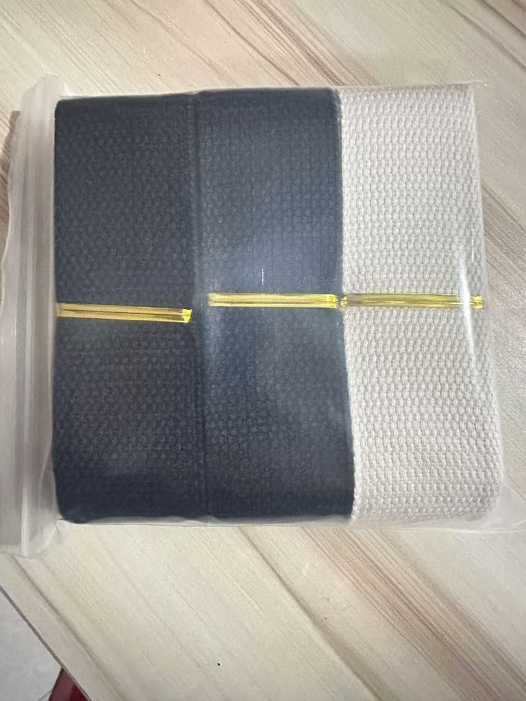 Cotton Webbing 1.5 Inch 3 Colors 9 Yards, 60% Polyester 40% Cotton, Soft, Breathable, Odorless, Ideal for Crafts