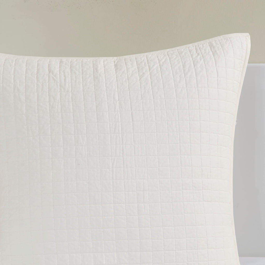 Cotton Jacquard Pompom Ivory Twin Duvet Cover Set, 5pc