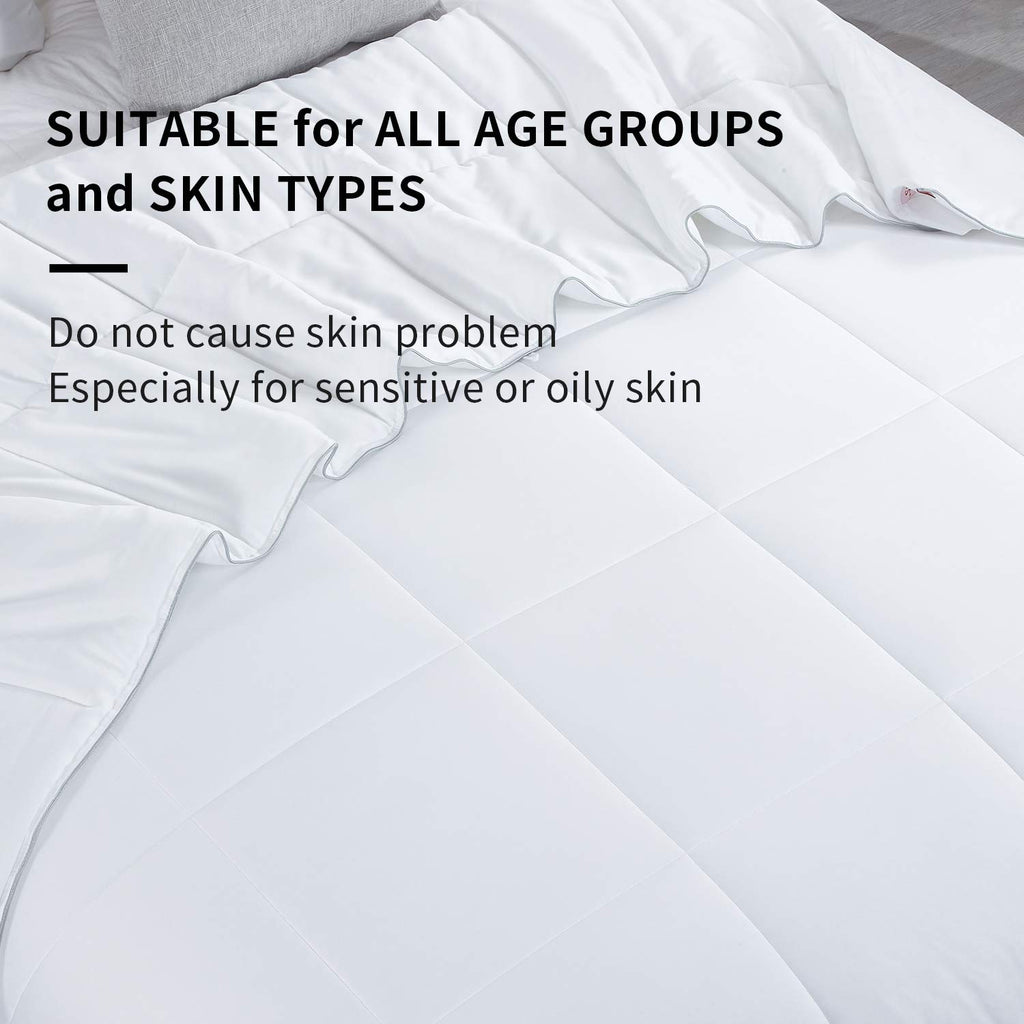 Lightweight Cooling Comforter Super King Size, 100% Viscose Derived from Bamboo Shell Down Alternative Duvet