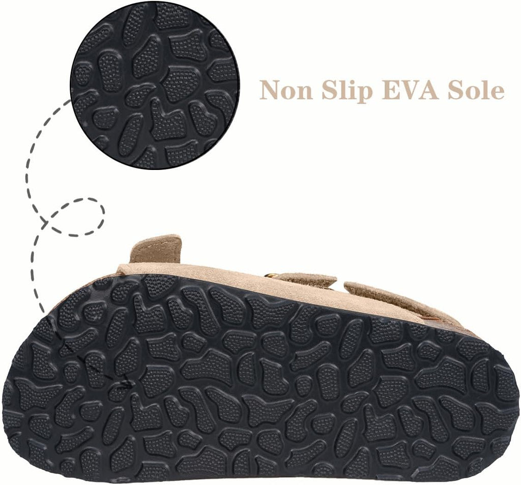 Kids Toddler Sandals Boys Girls Cork Footbed Sandal