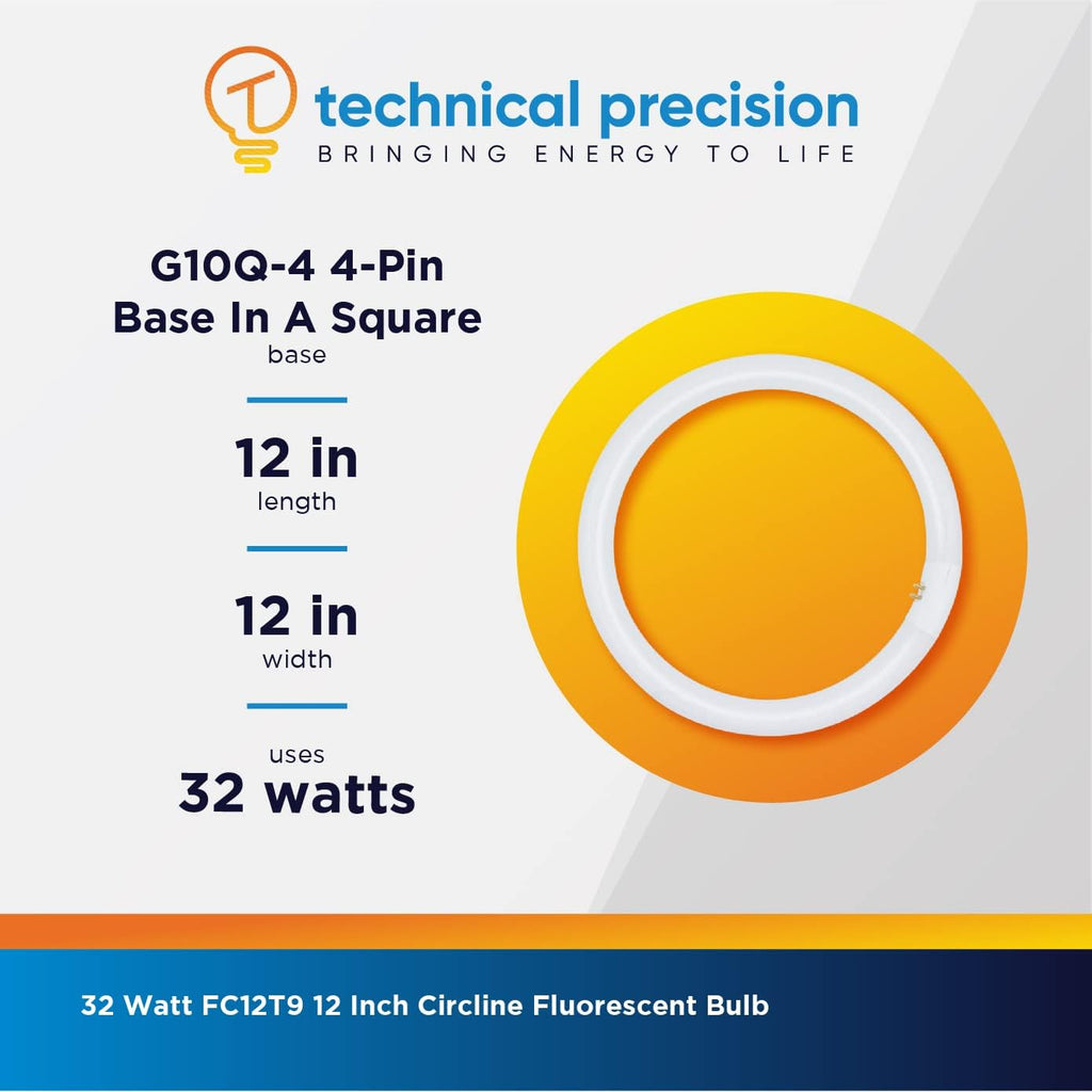 TP for FC12T9 12 Inch 32W Circline Fluorescent Bulb - 1 Pack