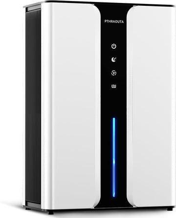 95oz Home Dehumidifier, (950 sq.ft) Quiet dehumidifier for Bedroom Bathroom with Drain Hose