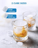 Countertop Ice Maker Machine, Portable Compact Small Bullet Ice Maker with Self Cleaning Function Makes 8 Cubes in 6