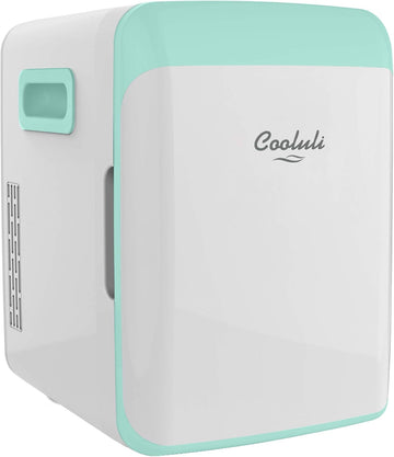 10L Mini Fridge for Bedroom - Car, Office Desk & College Dorm Room - 12V Portable Cooler & Warmer for Food, Drinks