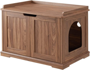 Cat Litter Box Enclosure Furniture, Hidden Litter Box Cover