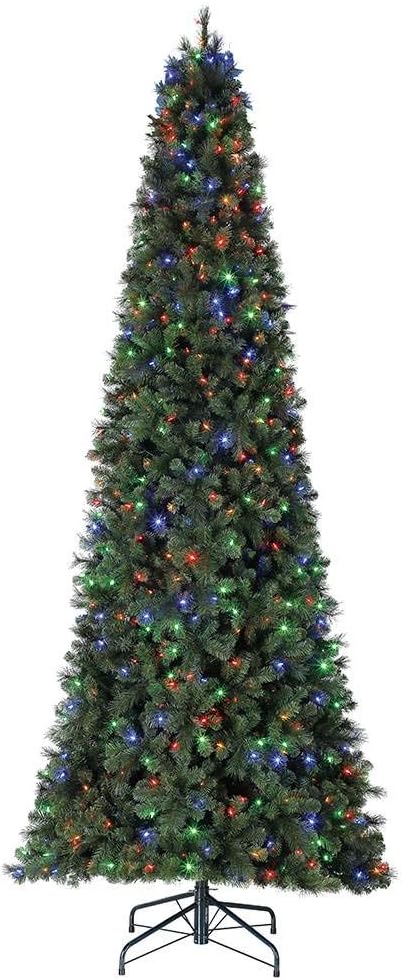 Cashmere 12ft Pre-Lit Christmas Tree, 800 Lights