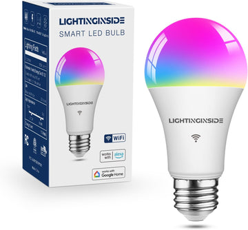 Smart Light Bulb 100W Compatible with Alexa/Google Home, 1PC