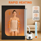 Upgraded Sauna Box, Portable Sauna for Home, Infrared Sauna for Relaxation