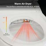 Smart Toilet with Bidet Built in, Auto Open Close & Auto Flush